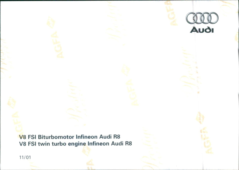 Audi V8 FS - Vintage Photograph