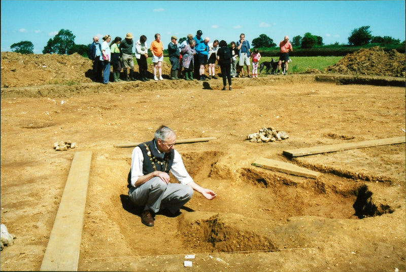 Roman Dig - Vintage Photograph