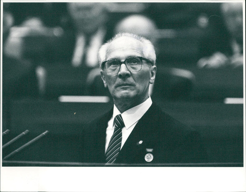 Erich Honecker - Vintage Photograph