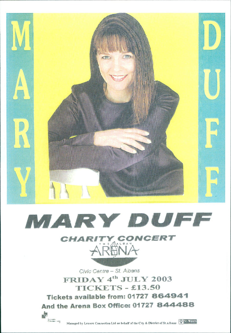 OFFICER CONCERT MARY PRESS - Vintage Photograph