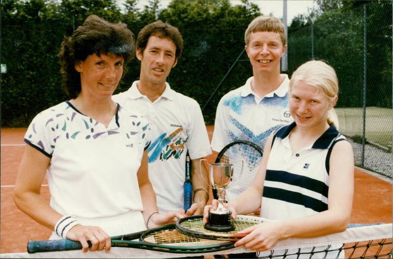 Letchworth Tennis Club Finals. - Vintage Photograph