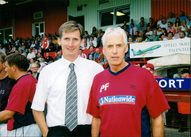 Glenn Roeder and Paul Fairclough - Vintage Photograph