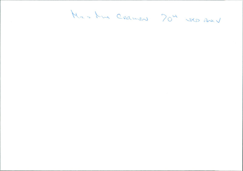 Mr. and Mrs. Carmen - Vintage Photograph