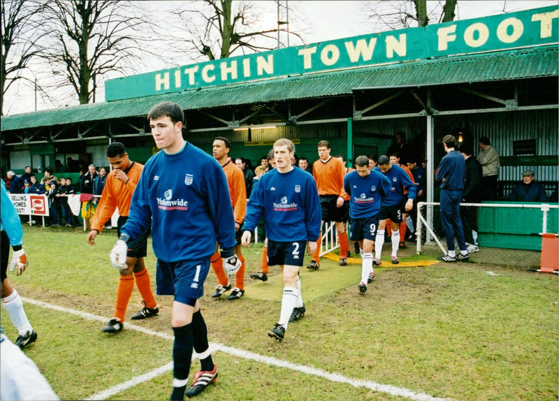 Football: England v Holland - Vintage Photograph