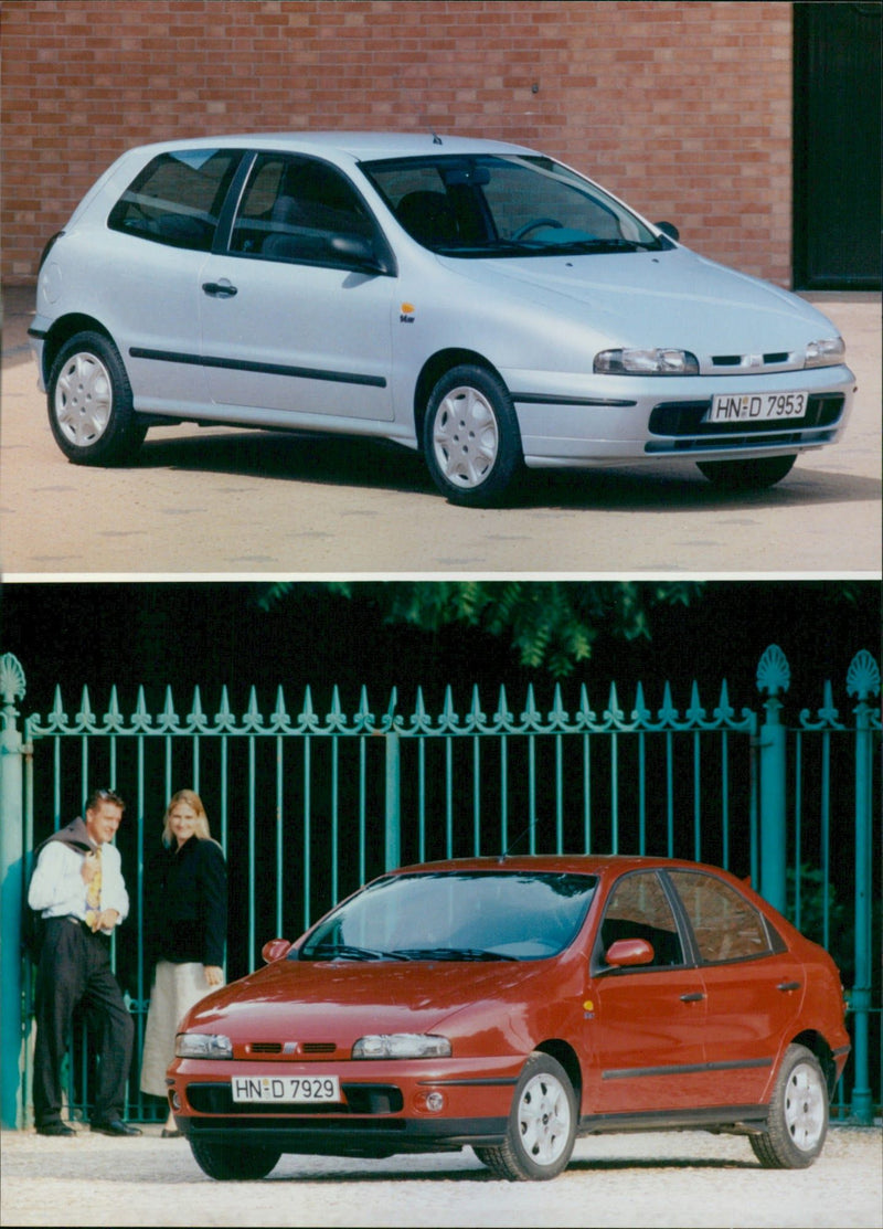 1997 Fiat Bravo and 1997 Fiat Brava - Vintage Photograph