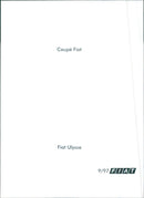 1997 Fiat Coupe and 1997 Fiat Ulysse - Vintage Photograph