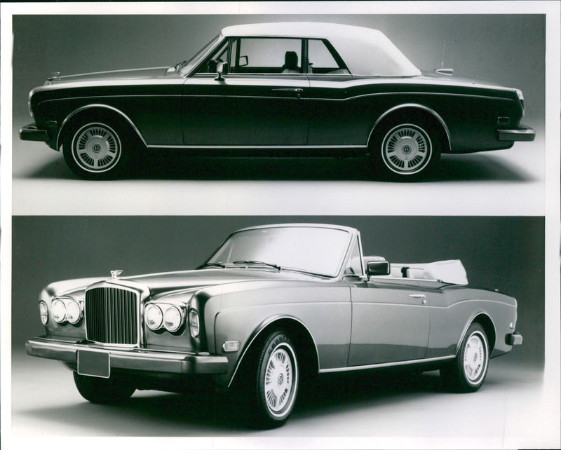 1992 Bentley Cars - Vintage Photograph