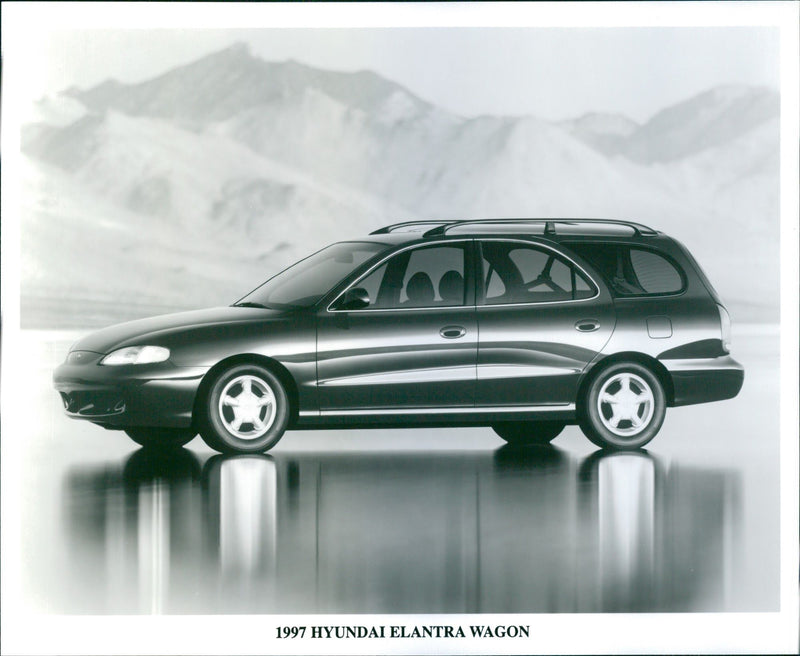 1997 Hyundai Elantra Wagon - Vintage Photograph