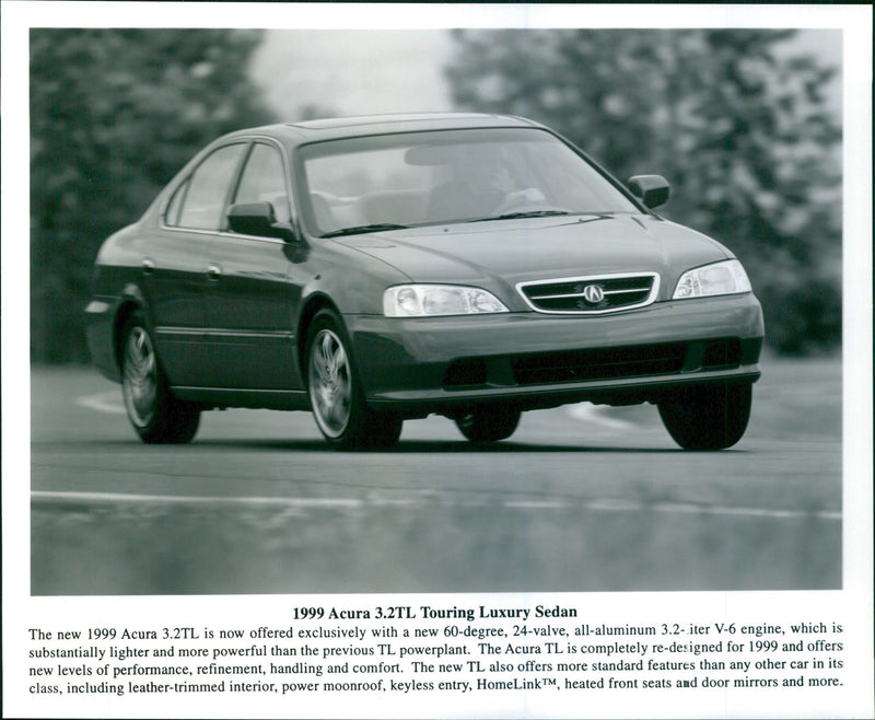 1999 Acura 3.2TL Touring Luxury Sedan - Vintage Photograph