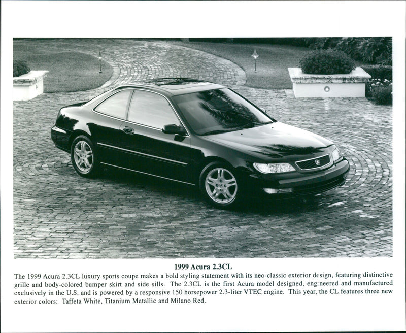 1999 Acura 2.3CL - Vintage Photograph