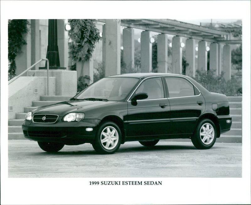 1999 Suzuki Esteem Sedan - Vintage Photograph