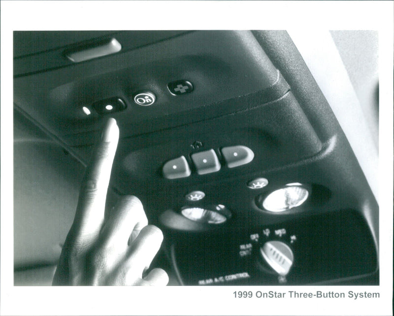 1999 OnStar Three-Button System - Vintage Photograph