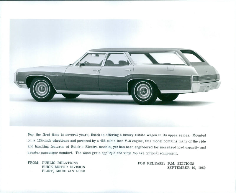 Buick Electra Estate Wagon - Vintage Photograph