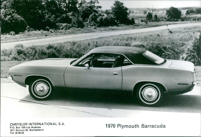 1970 Plymouth Barracuda - Vintage Photograph