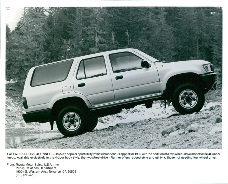 Toyota Two-Wheel-Drive 4Runner - Vintage Photograph