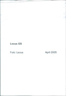 2005 Lexus GS - Vintage Photograph