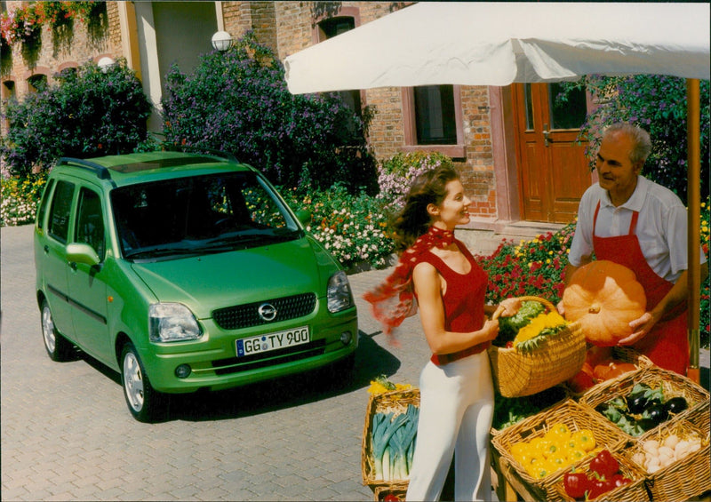 1999 Opel Agila - Vintage Photograph