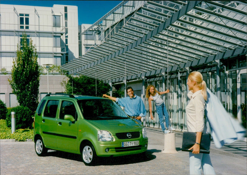 1999 Opel Agila - Vintage Photograph