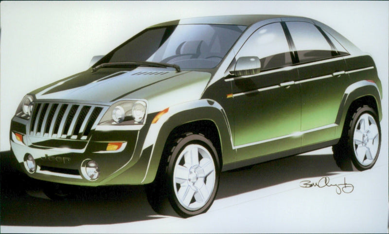 2000 Jeep Varsity Urban Adventure Concept - Vintage Photograph