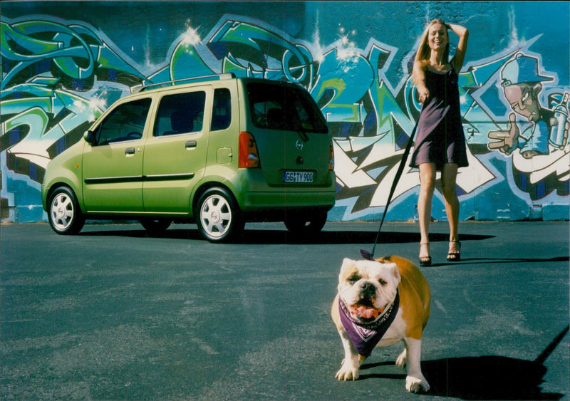 1999 Opel Agila - Vintage Photograph