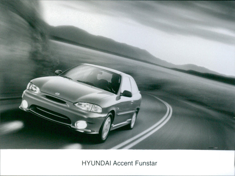 1998 Hyundai Accent Funstar - Vintage Photograph