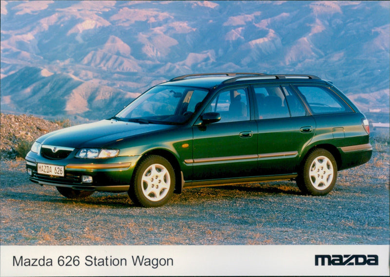 1998 Mazda 626 Station Wagon - Vintage Photograph