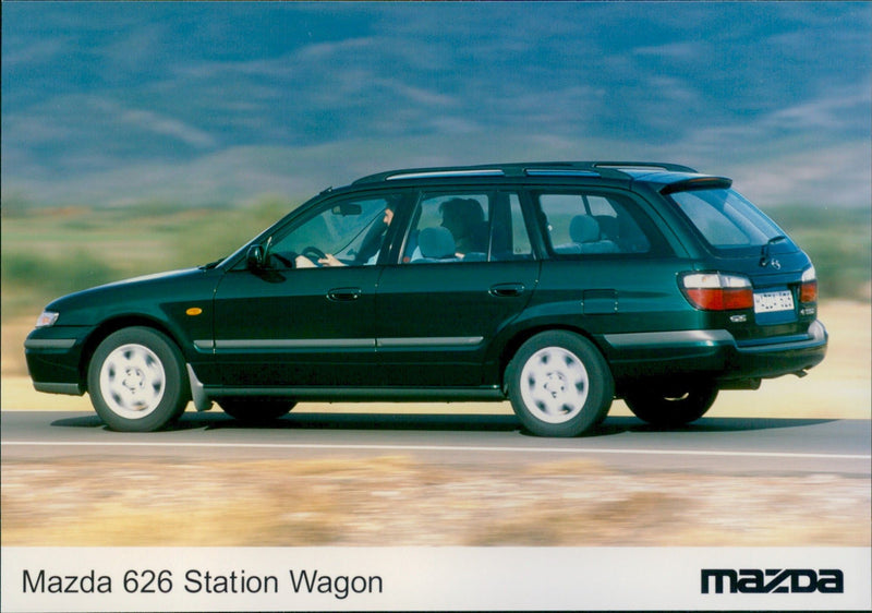 1998 Mazda 626 Station Wagon - Vintage Photograph