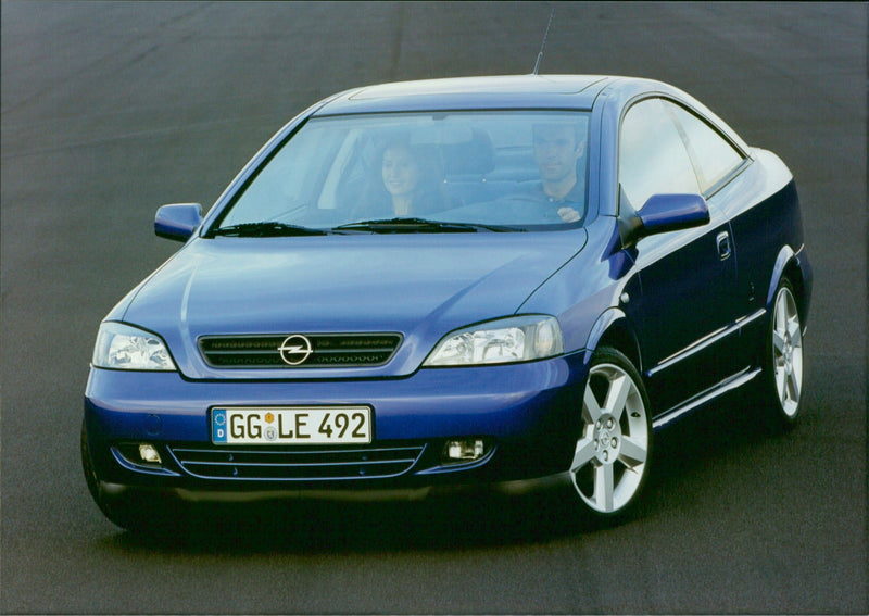 1999 Opel Astra Coupe Turbo - Vintage Photograph