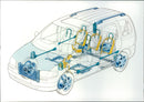 Technical drawing of 1996 Opel Sintra - Vintage Photograph
