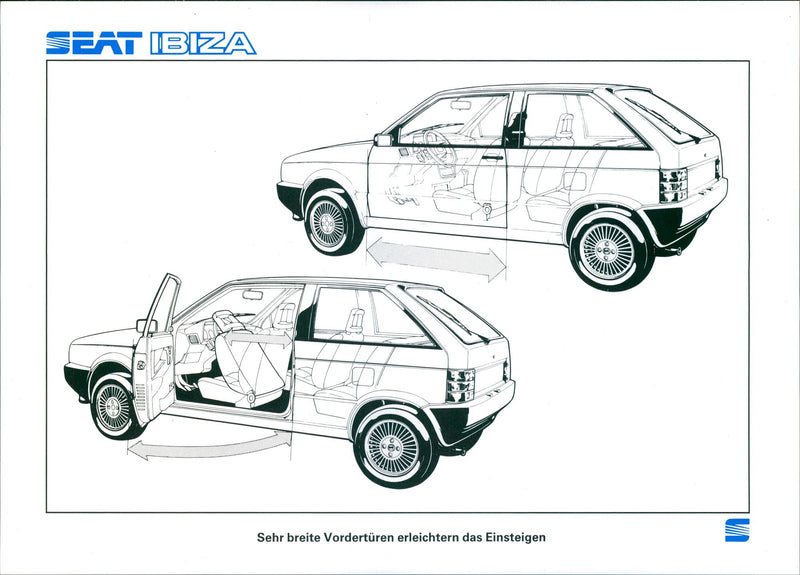 1985 SEAT Ibiza - Vintage Photograph