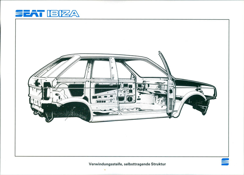 1985 SEAT Ibiza - Vintage Photograph