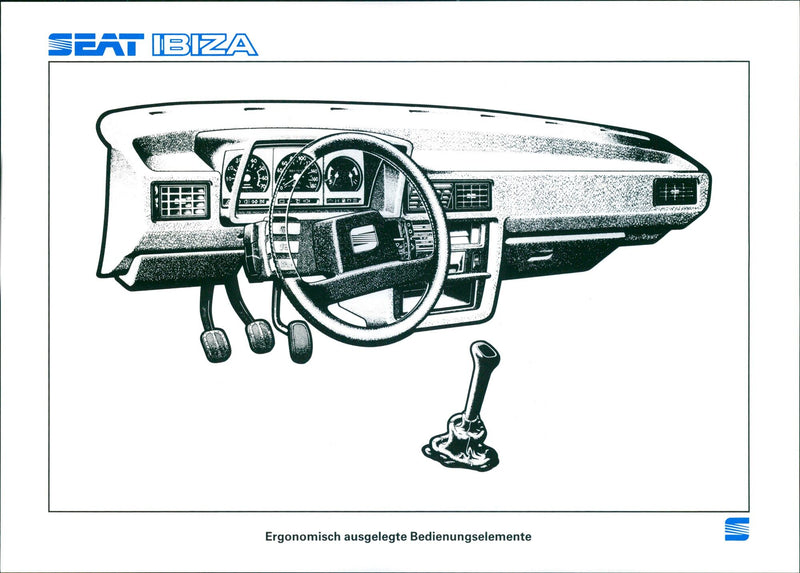 1985 SEAT Ibiza - Vintage Photograph