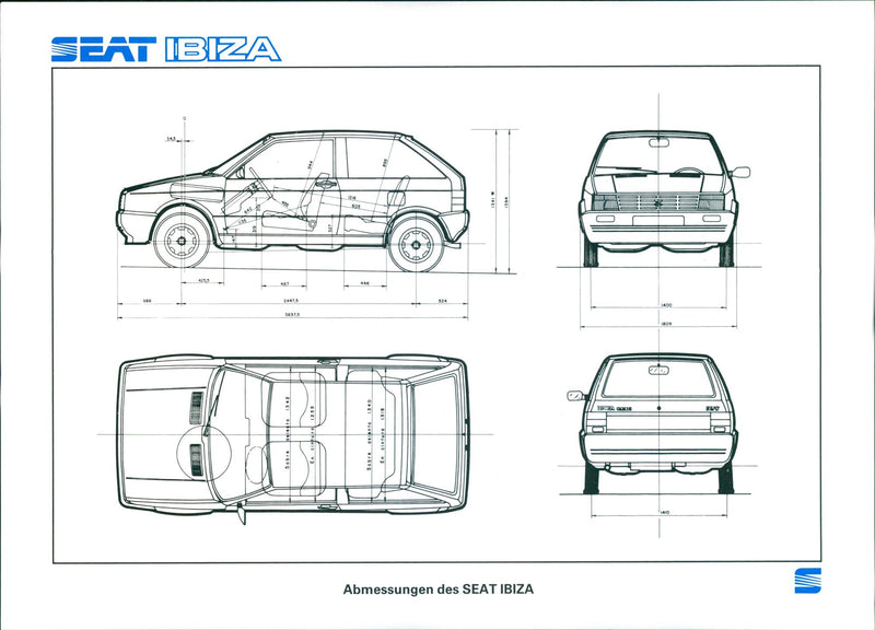 1985 SEAT Ibiza - Vintage Photograph