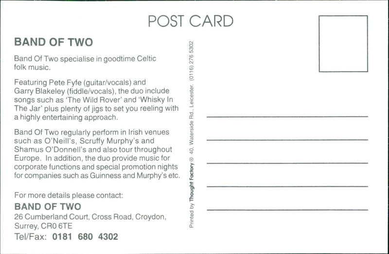 MUSIC SERIES - Vintage Photograph