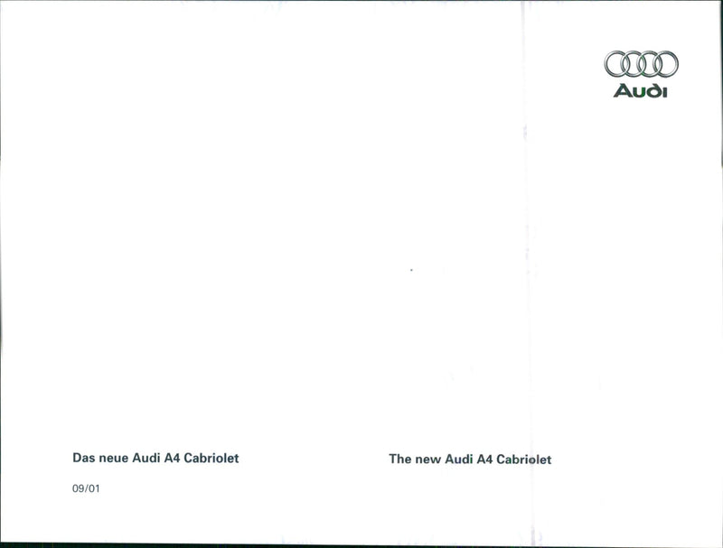 2001 Audi A4 Cabriolet - Vintage Photograph