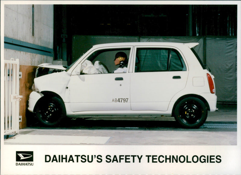 Daihatsu's Safety Technologies. - Vintage Photograph