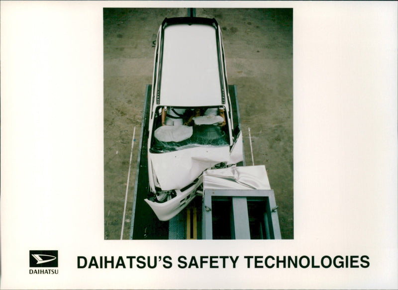 Daihatsu's Safety Technologies. - Vintage Photograph