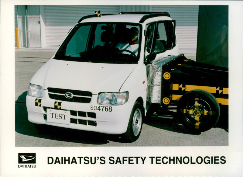 Daihatsu's Safety Technologies. - Vintage Photograph