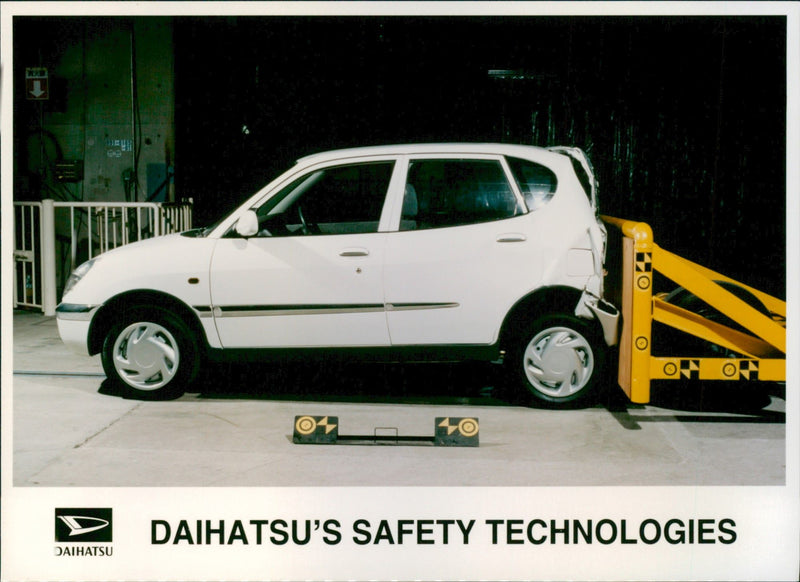 Daihatsu's Safety Technologies. - Vintage Photograph