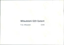1999 Mitsubishi GDI Galant - Vintage Photograph