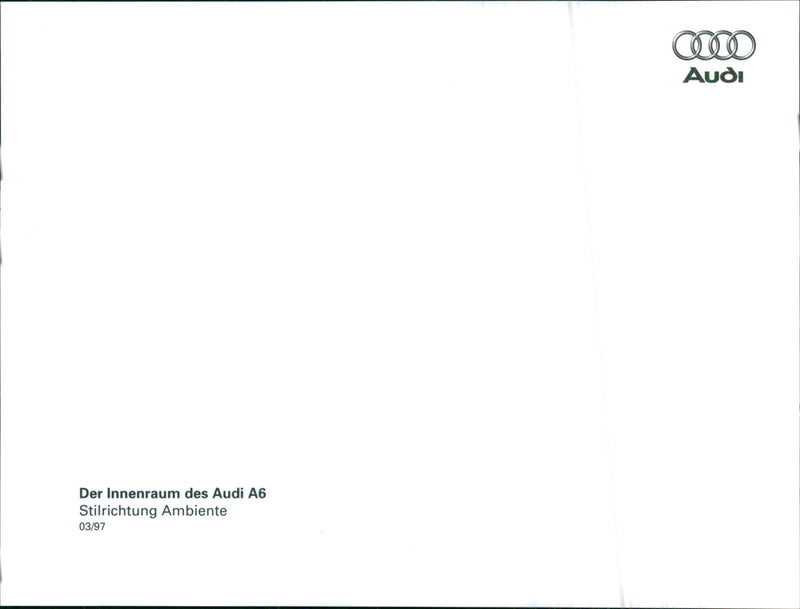 Audi 1997 - Vintage Photograph