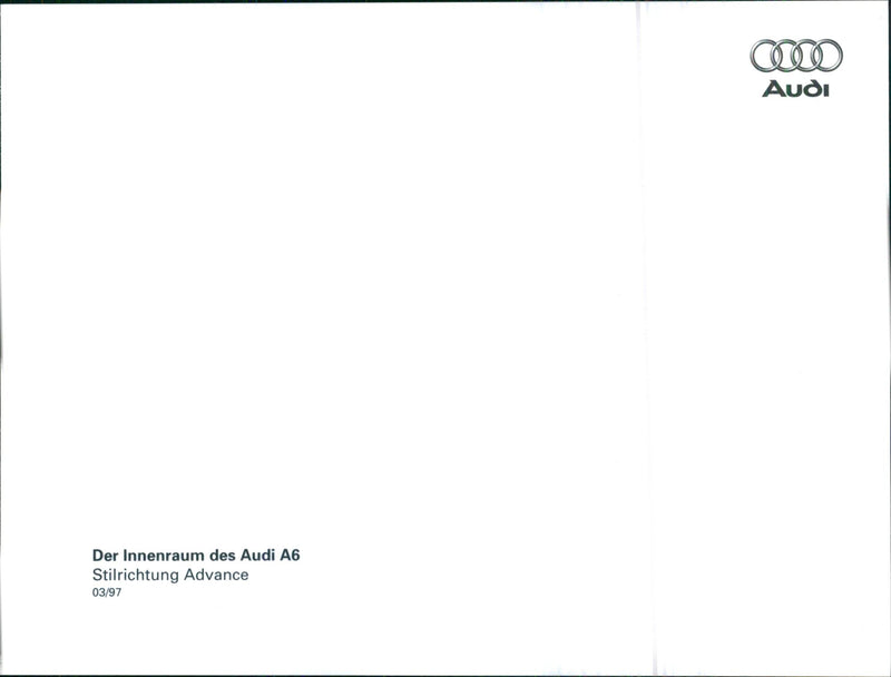 Audi 1997 - Vintage Photograph