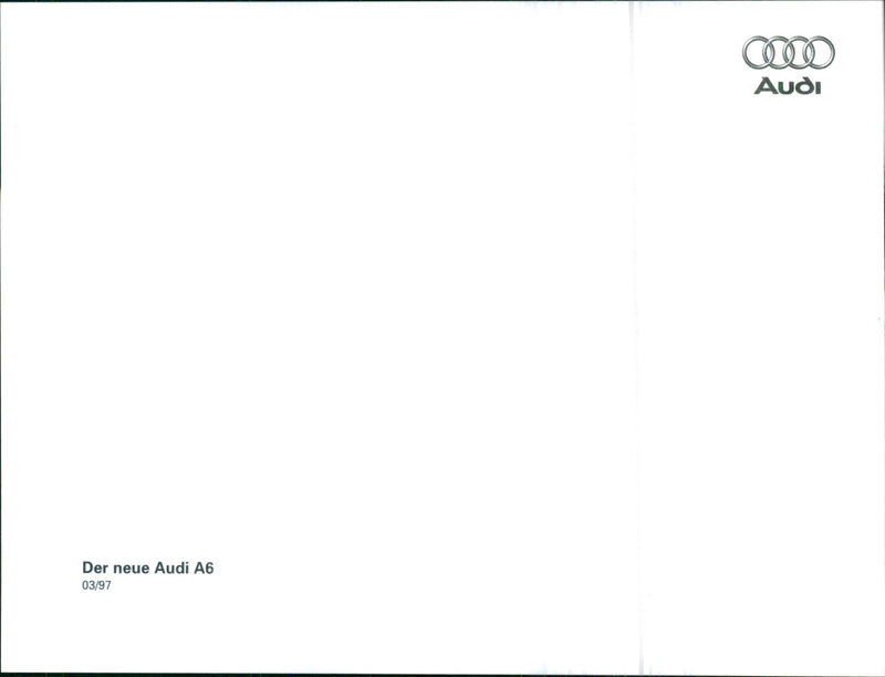 Audi 1997 - Vintage Photograph