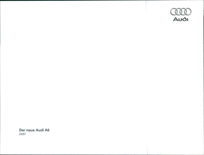 Audi 1997 - Vintage Photograph