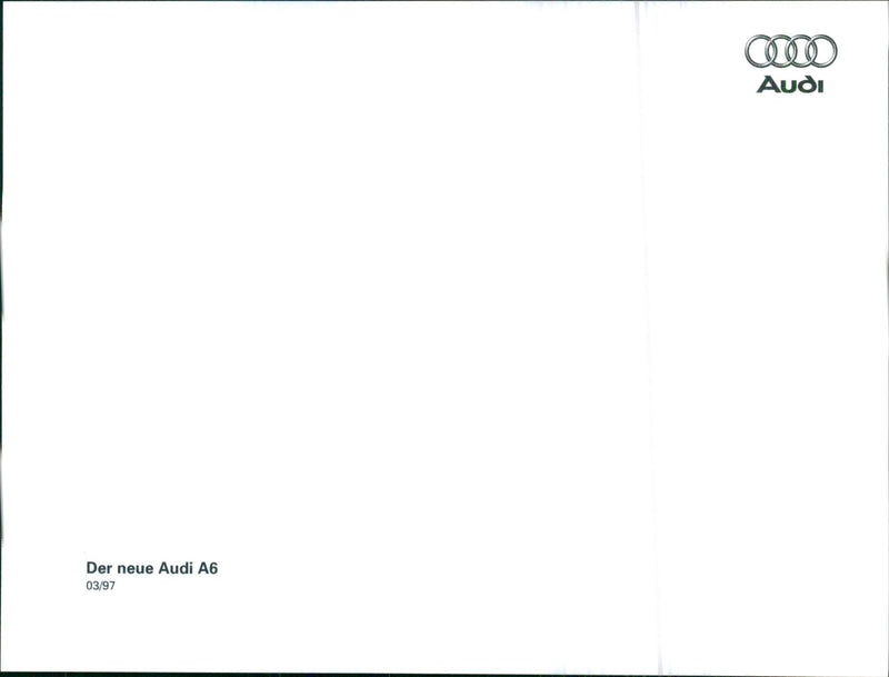 Audi 1997 - Vintage Photograph