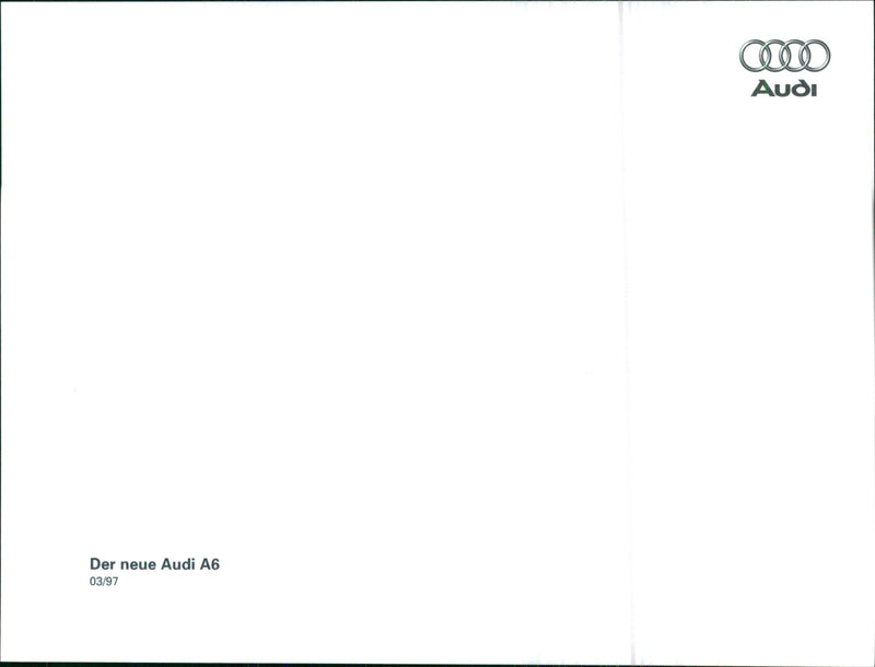 Audi 1997 - Vintage Photograph