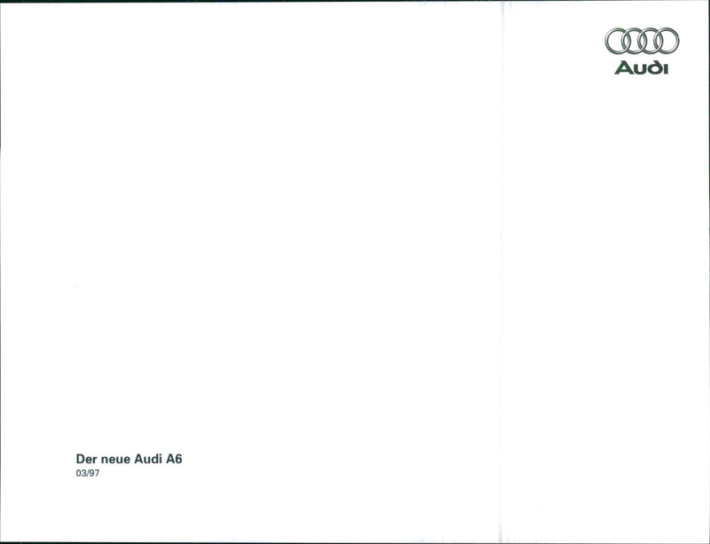 Audi 1997 - Vintage Photograph