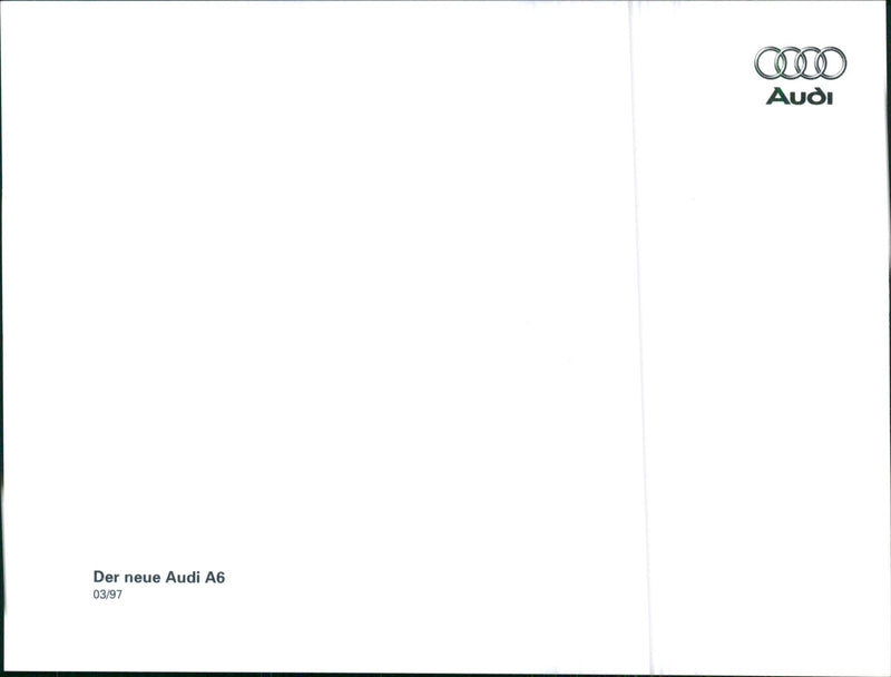 Audi 1997 - Vintage Photograph