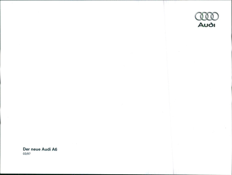 Audi 1997 - Vintage Photograph