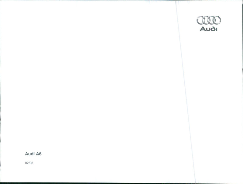 1998 Audi A6 - Vintage Photograph